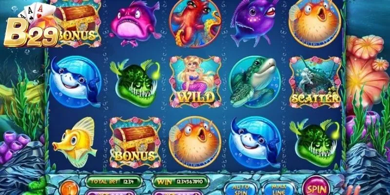 Thiết kế vòng quay của nổ hũ Thủy Cung